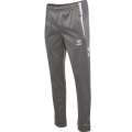 hummel Trainingshose hmlLEAD 2.0 Track Pant (rec. Polyester, mit Reißverschlusstaschen) lang dunkelgrau Herren