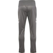 hummel Trainingshose hmlLEAD 2.0 Track Pant (rec. Polyester, mit Reißverschlusstaschen) lang dunkelgrau Herren