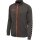 hummel Sport-Trainingsjacke hmlAUTHENTIC Poly Zip (gestrickter Polyester, mit Reißverschlusstaschen) asphaltgrau Herren