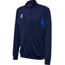 hummel Sport-Trainingsjacke hmlAUTHENTIC PL Full-Zip (100% Polyester) marineblau Herren