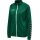 hummel Sport-Trainingsjacke hmlAUTHENTIC Poly Zip (gestrickter Polyester, mit Reißverschlusstaschen) dunkelgrün Damen