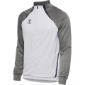 hummel Trainingsjacke hmlLEAD 2.0 Track Zip (hohe Atmungsaktivität) weiss/grau Herren