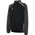 hummel Trainingsjacke hmlLEAD 2.0 Woven Full Zip (rec. Polyester) schwarz/asphaltgrau Herren