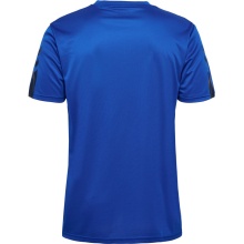 hummel Sport-Tshirt hmlACTIVE PL Jersey (100% rec. Polyester) kurzarm blau Herren