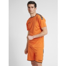 hummel Sport-Tshirt hmlAUTHENTIC Poly Jersey (leichter Jerseystoff) Kurzarm orange Herren