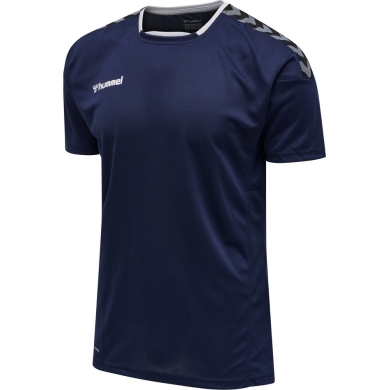 hummel Sport-Tshirt hmlAUTHENTIC Poly Jersey (leichter Jerseystoff) Kurzarm marineblau Herren