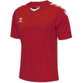 hummel Sport-Tshirt hmlCORE XK Poly Jersey (robuster Doppelstrick) Kurzarm rot Herren