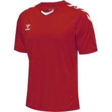 hummel Sport-Tshirt hmlCORE XK Poly Jersey (robuster Doppelstrick) Kurzarm rot Herren