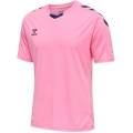 hummel Sport-Tshirt hmlCORE XK Poly Jersey (robuster Doppelstrick) Kurzarm pink Herren