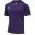 hummel Sport-Tshirt hmlCORE XK Poly Jersey (robuster Doppelstrick) Kurzarm violett/weiss Herren