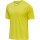 hummel Sport-Tshirt hmlCORE XK Poly Jersey (robuster Doppelstrick) Kurzarm gelb Herren