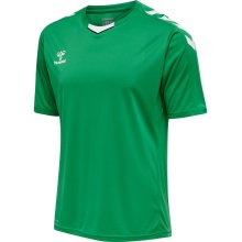 hummel Sport-Tshirt hmlCORE XK Poly Jersey (robuster Doppelstrick) Kurzarm grün Herren