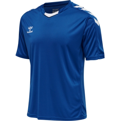 hummel Sport-Tshirt hmlCORE XK Poly Jersey (robuster Doppelstrick) Kurzarm dunkelblau Herren