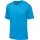 hummel Sport-Tshirt hmlCORE XK Poly Jersey (robuster Doppelstrick) Kurzarm blau Herren