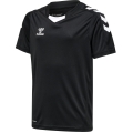 hummel Sport-Tshirt hmlCORE XK Poly Jersey (robuster Doppelstrick) Kurzarm schwarz Kinder