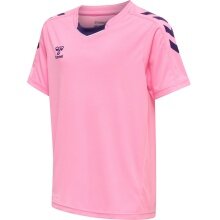 hummel Sport-Tshirt hmlCORE XK Poly Jersey (robuster Doppelstrick) Kurzarm pink Kinder