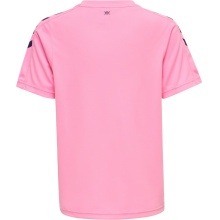 hummel Sport-Tshirt hmlCORE XK Poly Jersey (robuster Doppelstrick) Kurzarm pink Kinder