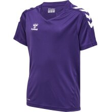 hummel Sport-Tshirt hmlCORE XK Poly Jersey (robuster Doppelstrick) Kurzarm violett/weiss Kinder