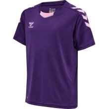 hummel Sport-Tshirt hmlCORE XK Poly Jersey (robuster Doppelstrick) Kurzarm violett Kinder