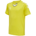 hummel Sport-Tshirt hmlCORE XK Poly Jersey (robuster Doppelstrick) Kurzarm gelb Kinder