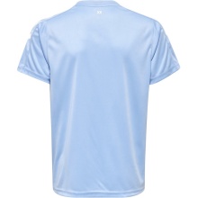 hummel Sport-Tshirt hmlCORE XK Poly Jersey (robuster Doppelstrick) Kurzarm hellblau Kinder