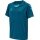 hummel Sport-Tshirt hmlCORE XK Poly Jersey (robuster Doppelstrick) Kurzarm coralblau Kinder