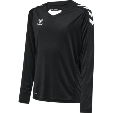 hummel Sport-Langarmshirt hmlCORE XK Poly Jersey (Interlock-Stoff) schwarz Kinder