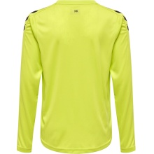 hummel Sport-Langarmshirt hmlCORE XK Poly Jersey (Interlock-Stoff) limegrün Kinder