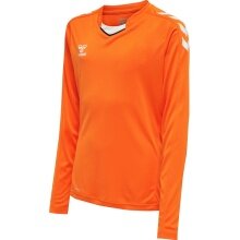 hummel Sport-Langarmshirt hmlCORE XK Poly Jersey (Interlock-Stoff) orange Kinder