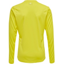 hummel Sport-Langarmshirt hmlCORE XK Poly Jersey (Interlock-Stoff) gelb Kinder