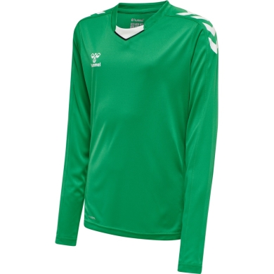 hummel Sport-Langarmshirt hmlCORE XK Poly Jersey (Interlock-Stoff) grün Kinder