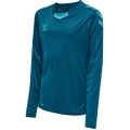 hummel Sport-Langarmshirt hmlCORE XK Poly Jersey (Interlock-Stoff) coralblau Kinder