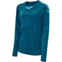 hummel Sport-Langarmshirt hmlCORE XK Poly Jersey (Interlock-Stoff) coralblau Kinder