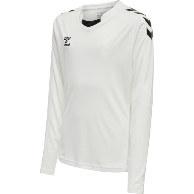 hummel Sport-Langarmshirt hmlCORE XK Poly Jersey (Interlock-Stoff) weiss Kinder