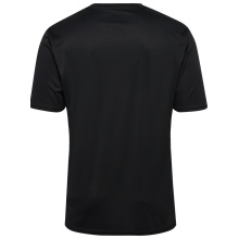 hummel Sport-Tshirt hmlESSENTIAL (100% rec. Polyester) Kurzarm schwarz Herren