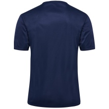 hummel Sport-Tshirt hmlESSENTIAL (100% rec. Polyester) Kurzarm marineblau Herren