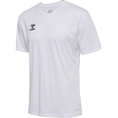 hummel Sport-Tshirt hmlESSENTIAL (100% rec. Polyester) Kurzarm weiss Herren