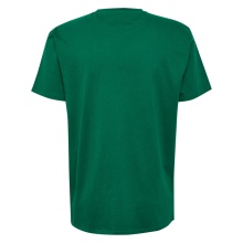 hummel Sport/Freizeit-Tshirt hmlGO 2.0 (Bio-Baumwolle, klassisch Design) Kurzarm dunkelgrün Herren