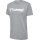 hummel Sport/Freizeit-Tshirt hmlGO 2.0 Logo (Bio-Baumwolle) Kurzarm grau Herren