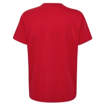 hummel Sport/Freizeit-Tshirt hmlGO 2.0 Logo (Bio-Baumwolle) Kurzarm rot Herren