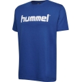 hummel Sport/Freizeit-Tshirt hmlGO Cotton Big Logo (Baumwolle) Kurzarm dunkelblau Kinder