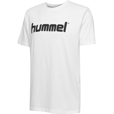 hummel Sport/Freizeit-Tshirt hmlGO Cotton Big Logo (Baumwolle) Kurzarm weiss Kinder