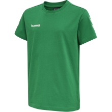 hummel Sport/Freizeit-Tshirt hmlGO Cotton (Baumwolle) Kurzarm grün Kinder