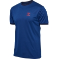 hummel Sport-Tshirt hmlQ4 Poly Jersey (leichter Mesh-Gewebe) Kurzarm dunkelblau Herren