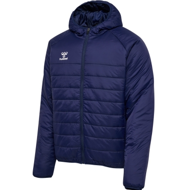 hummel Winterjacke hmlGO Quilted Hood (leicht, atmungsaktiv) marineblau Herren