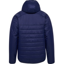 hummel Winterjacke hmlGO Quilted Hood (leicht, atmungsaktiv) marineblau Herren