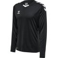 hummel Sport-Langarmshirt hmlCORE XK Poly Jersey (Interlock-Stoff) schwarz Herren