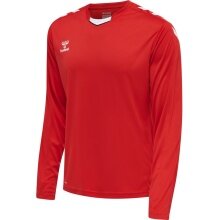 hummel Sport-Langarmshirt hmlCORE XK Poly Jersey (Interlock-Stoff) rot Herren