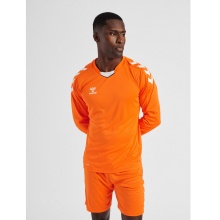 hummel Sport-Langarmshirt hmlCORE XK Poly Jersey (Interlock-Stoff) orange Herren