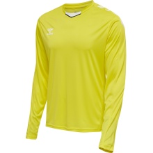 hummel Sport-Langarmshirt hmlCORE XK Poly Jersey (Interlock-Stoff) gelb Herren